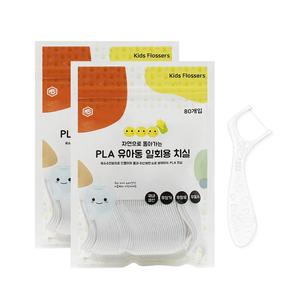 [엠에스]PLA 유아동 일회용 치실 80개입 x 2세트 상품이미지
