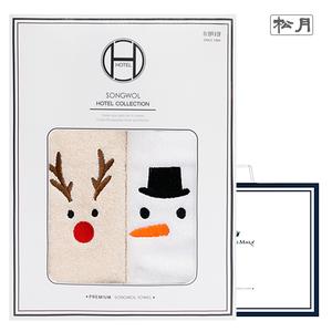 송월 루돌프+눈사람+산타 2매선물세트+쇼핑백 상품이미지