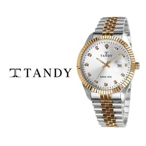 [입점특가][TANDY] 탠디 럭셔리 메탈 골드 손목시계(스와로브스키 식입) T-3909 남성용 상품이미지