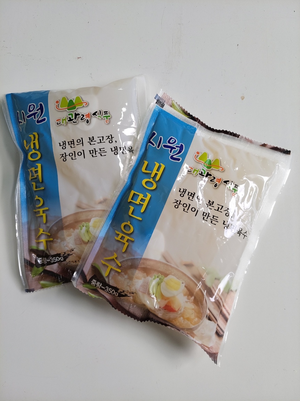 국산늘보리로 만든 보리 냉면사리/육수/비빔장 골라담기