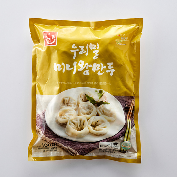 우리밀 미니 왕만두(1kg)