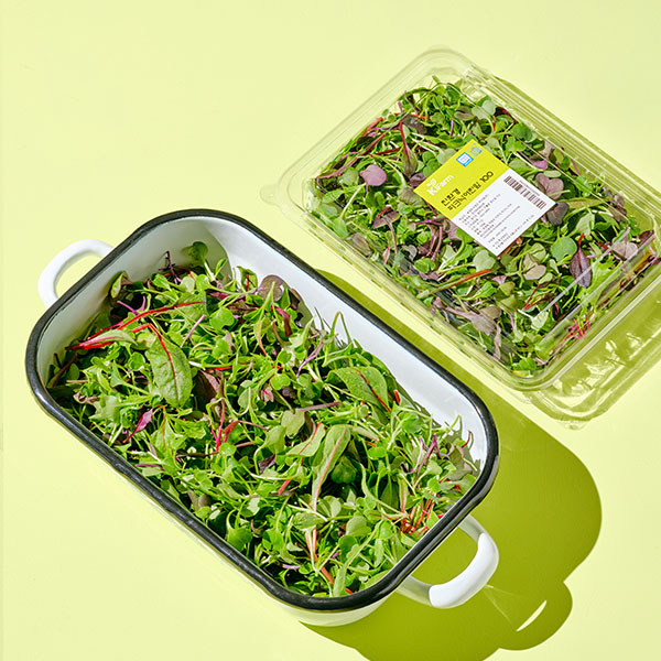 무농약 피크닉 어린잎 채소 (100g) 상품이미지