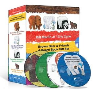 [노부영] 에릭칼 Bear 보드북 4종 세트 (Board Book & CD Set) 대표이미지 섬네일