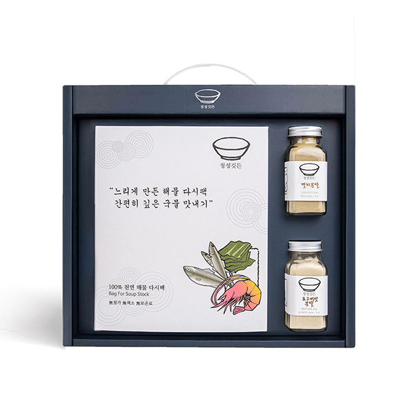 [정성깃든] 천연조미료 깊은맛 육수내기 3종 선물세트