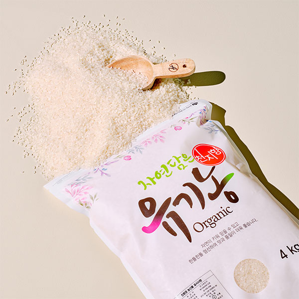 [입점특가]유기농 백미(4kg / 천지향)