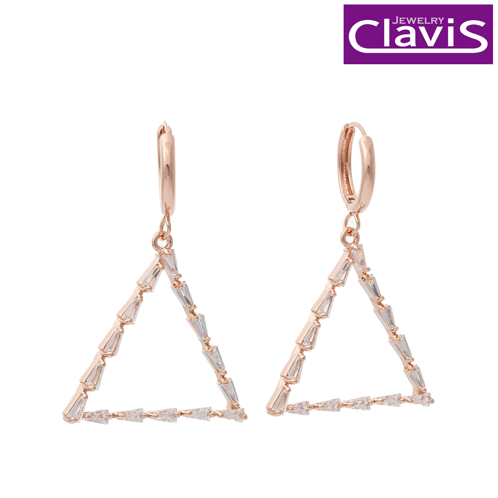 Clavis[클라비스] 14k 트라포 원터치 귀걸이 CL14kp EGP016