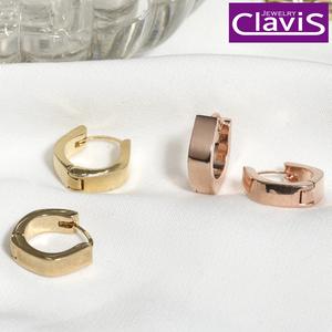 Clavis [클라비스] 14k 볼드 펜타 원터치 귀걸이 CL14kp EGP231 상품이미지