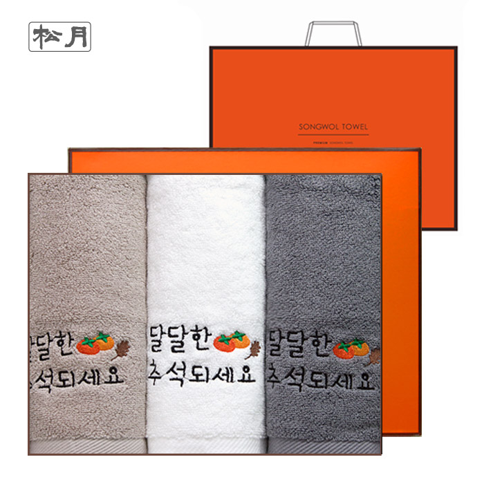 송월 달달한추석 3매 선물세트+쇼핑백 1세트