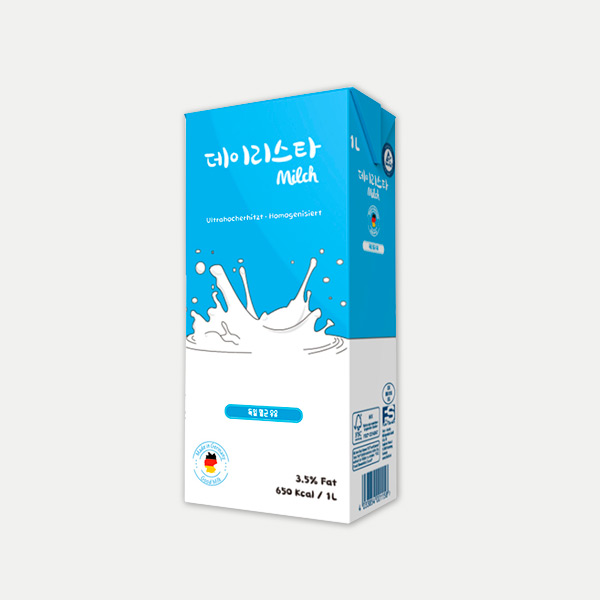 [데이리스타 밀쉬] 멸균우유 1L (유지방3.5%)
