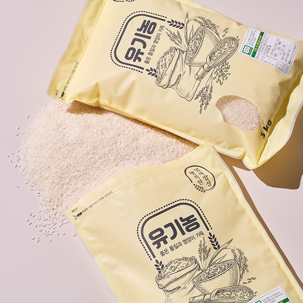 엄마밥상 유기농 쌀(3kg)