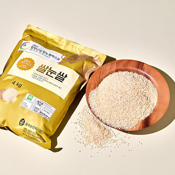 [23년산]용추 유기농 쌀눈쌀(4kg, 단일품종)