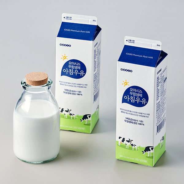 오아시스 무항생제 아침우유 (900ml)