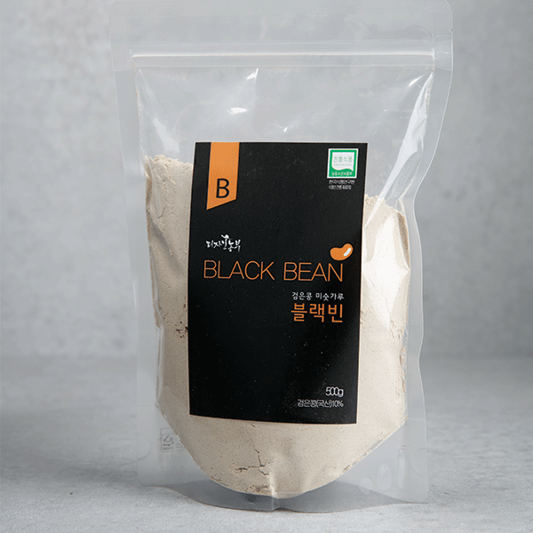 [디자인농부] 검은콩미숫가루 블랙빈(500g)