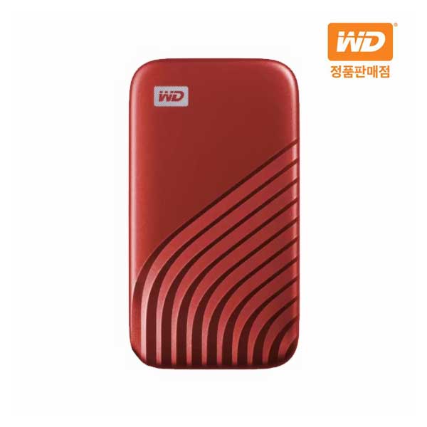WD My Passport™ SSD 500GB Red color