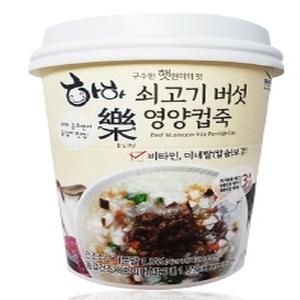 쇠고기버섯 영양컵죽 1BOX(15개입) 상품이미지