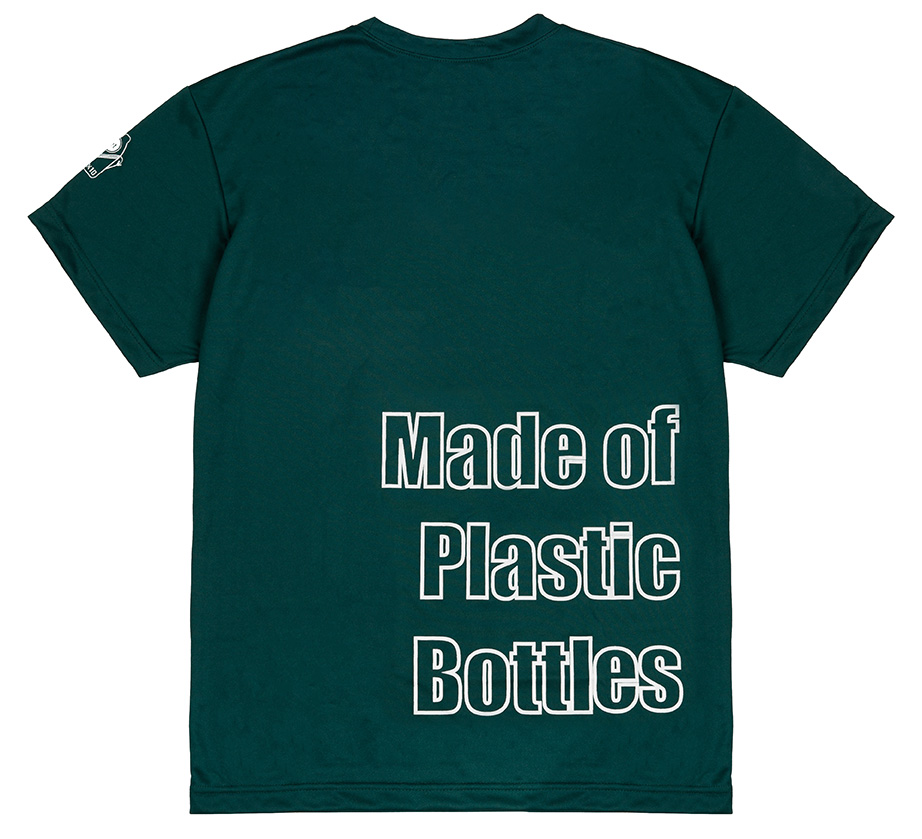 페트병 플라스틱 재활용 녹색 반팔 티셔츠 Rycle(리클)