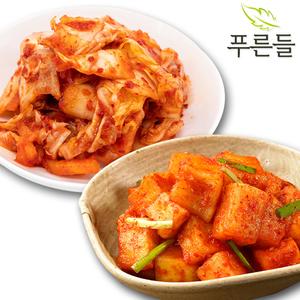 [푸른들] 양념한가득 남도식 맛김치+깍두기 상품이미지