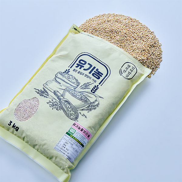 유기농 찰보리쌀(3kg)