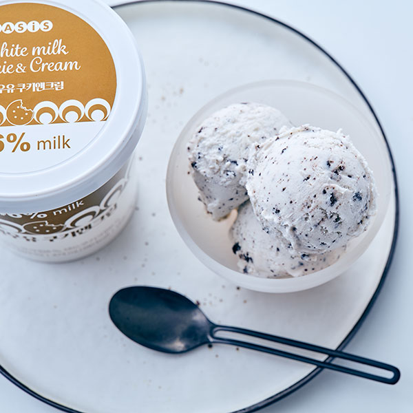 생생우유 쿠앤크 아이스크림(474ml)