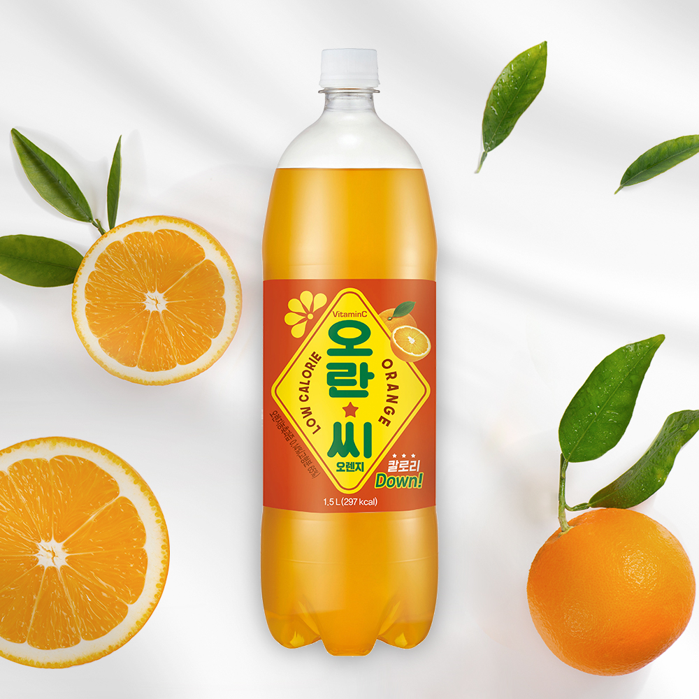 [동아오츠카] 오란씨 오렌지 1.5ℓ 페트 1box(12개)