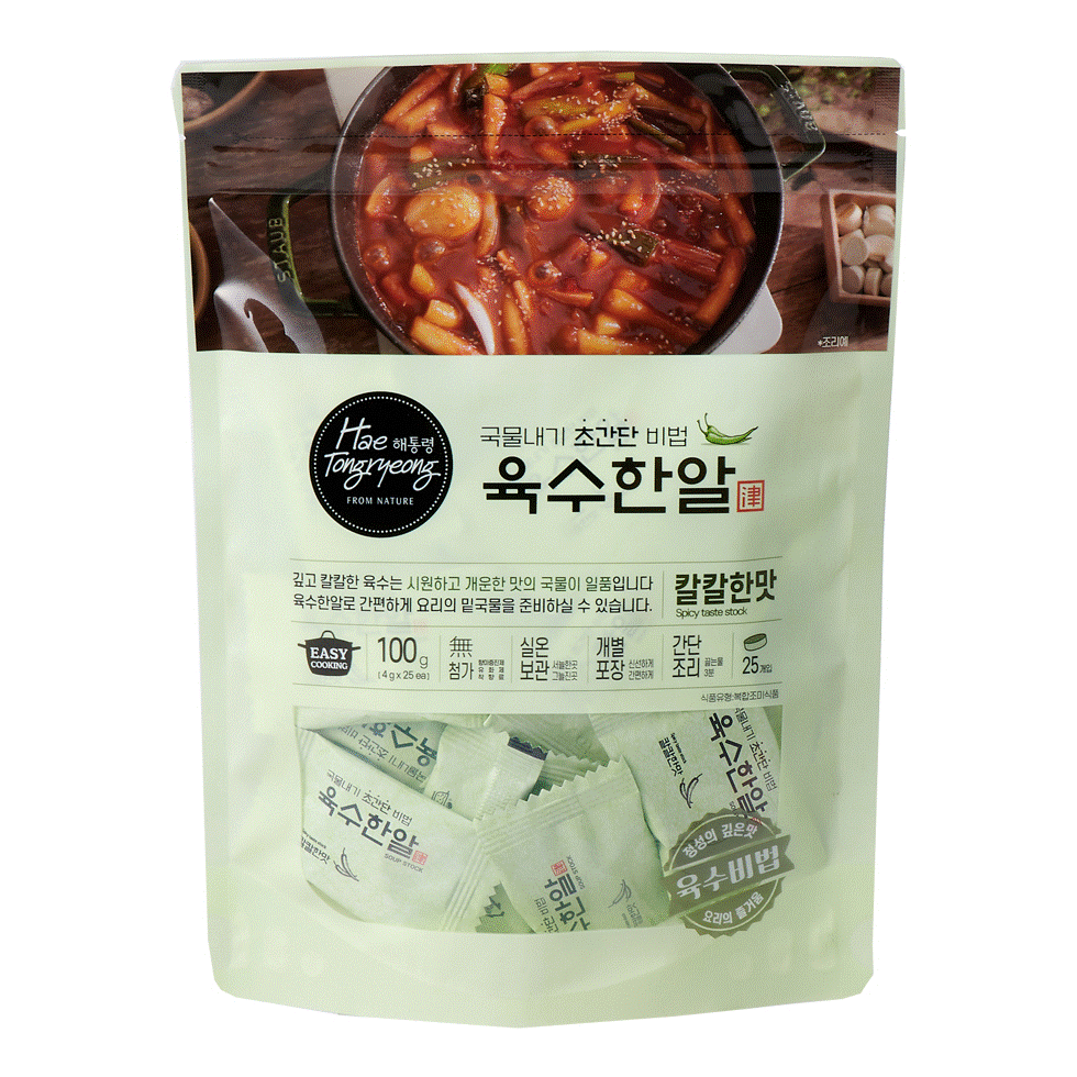 육수한알 칼칼한맛(4g*25개)