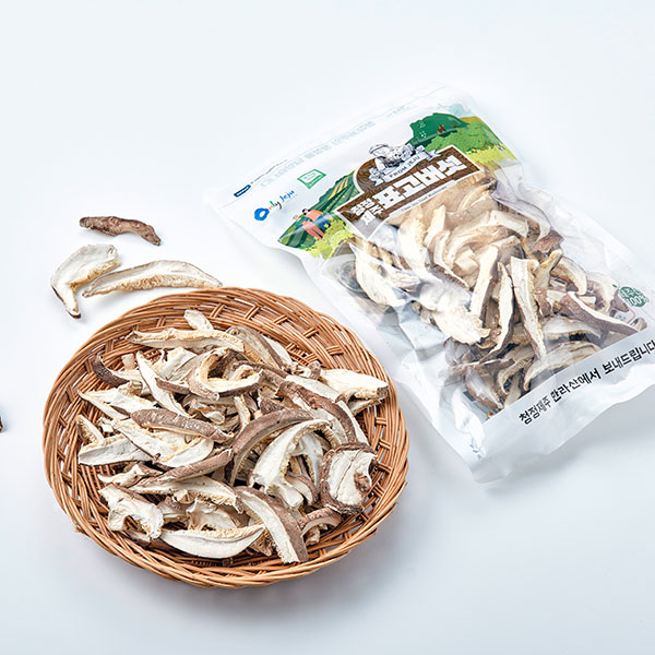 [특가] 청정제주 유기농 말린 표고버섯(슬라이스) 100g 상품이미지