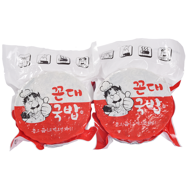 가지산 돼지국밥 4팩 (100% 국내산 재료) 수육국밥