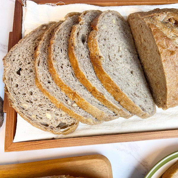 [정기배송] 뺑콩플레 100% 통밀빵1kg ( 건강식 비건 저염 무설탕 저칼로리 호밀 샌드위치 식빵 )