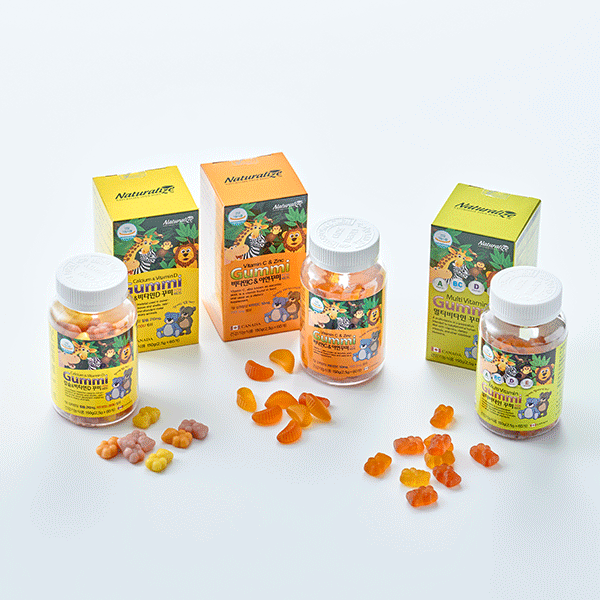 [네추럴라이즈] 어린이 칼슘&비타민D 꾸미(60정,150g)