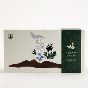 [약초밭아낙네] 어린잎 개똥쑥 수제발효차 티백선물세트 상품이미지