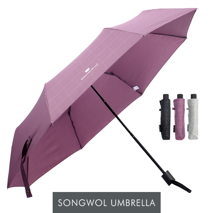 송월 CM3단엠보체크 우산 1매