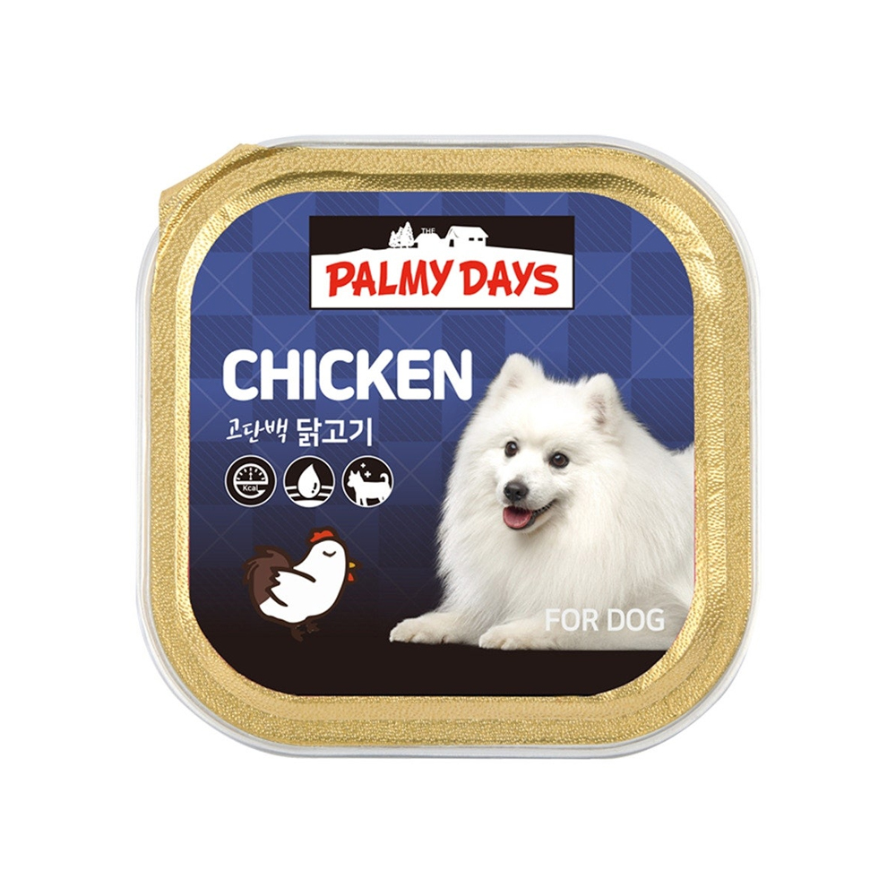 파미데이즈 도그캔 강아지캔 습식사료 치킨 100g x 12