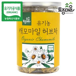 [토종마을]유기농 캐모마일 허브차 30티백 (싱싱티백캔)  상품이미지