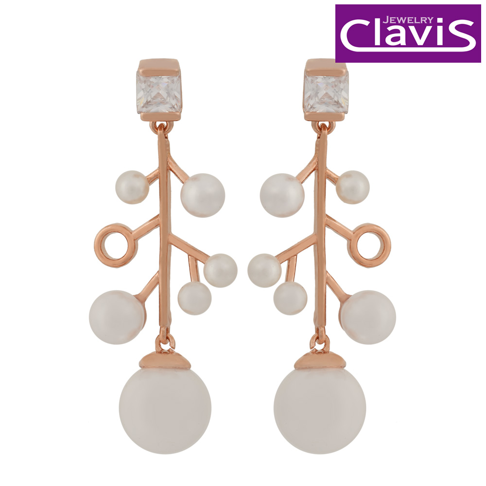 Clavis [클라비스] 14k 와이어 펄 귀걸이 CL14kp EGP155