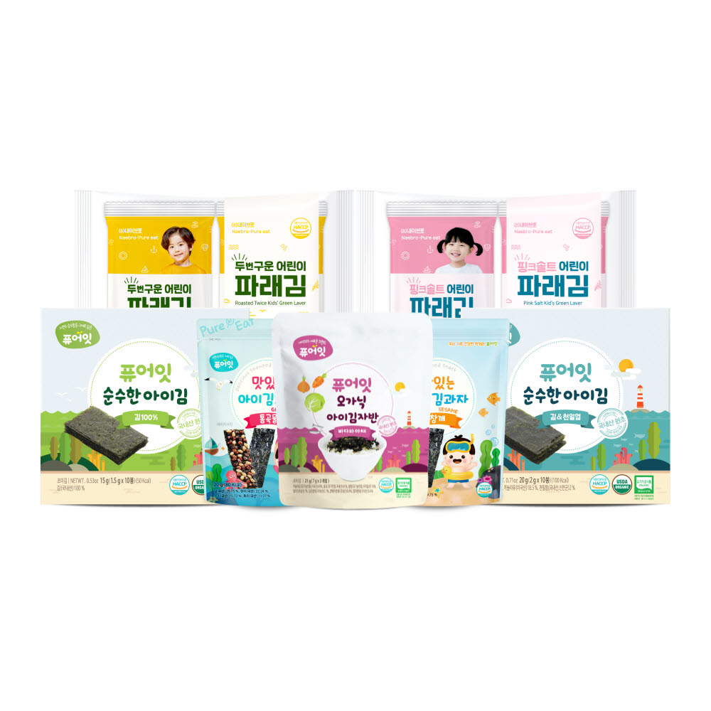 퓨어잇 유기농 아기김 4팩세트
