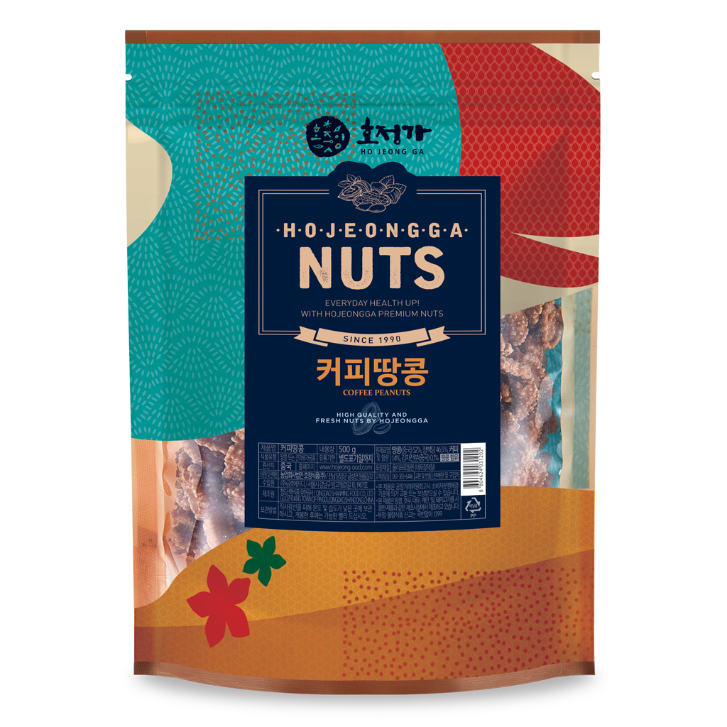 호정가 넛츠 커피땅콩(봉지) 500g / 견과류 슈퍼푸드