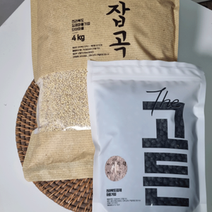 [전북마을기업] 23년산 햇 찰보리+서리태 콩 1kg (5kg) 상품이미지