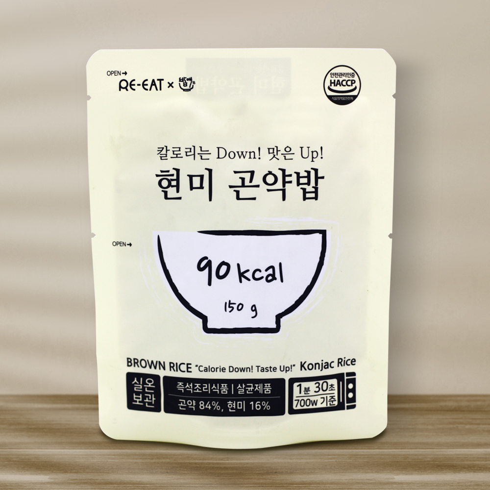 리잇X밥애 현미곤약밥 150g (5/10+1/20+2/30+3팩)