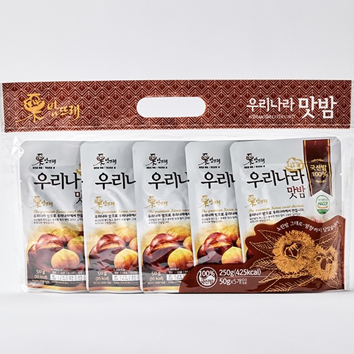 우리나라 맛밤 번들팩 (50g x 5봉)