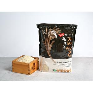 하양가바쌀 백미 4kg (유기농) 상품이미지