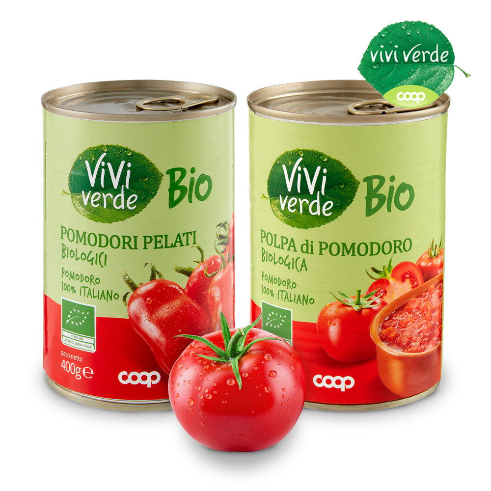 COOP 비비베르데 이탈리아 유기농 포모도리 펠라티 산마르자노 토마토 2종 택1 (홀토마토/토마토퓨레) 무첨가물 Non GMO