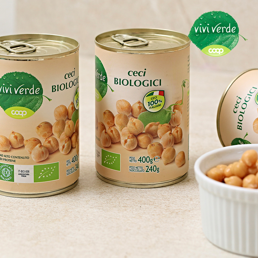 COOP 비비베르데 이탈리아 유기농 콩 3종 택1 (렌틸콩/병아리콩/흰강낭콩) 400g 무첨가물 Non GMO