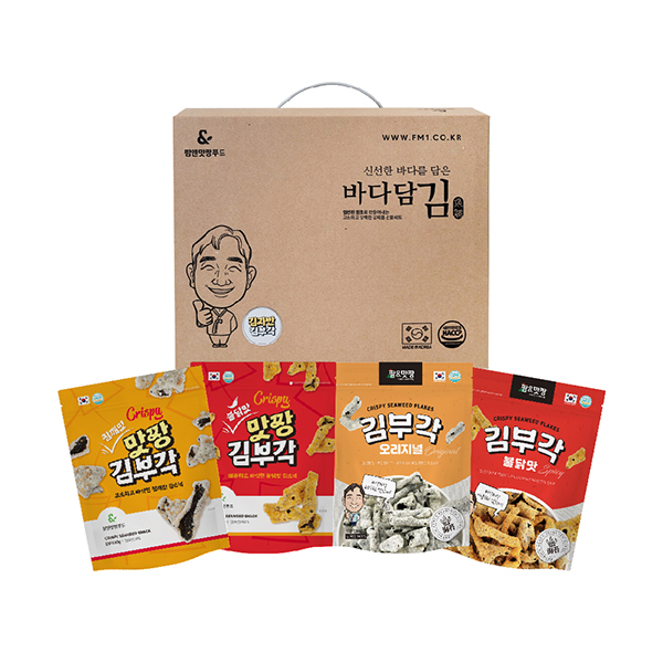 팜&맛짱 고소하고 바삭바삭한 김부각 8종선물세트