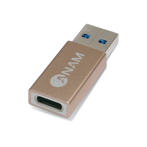 아남 USB C Type to A 골드메탈 변환젠터 AGC-CFAM17 상품이미지