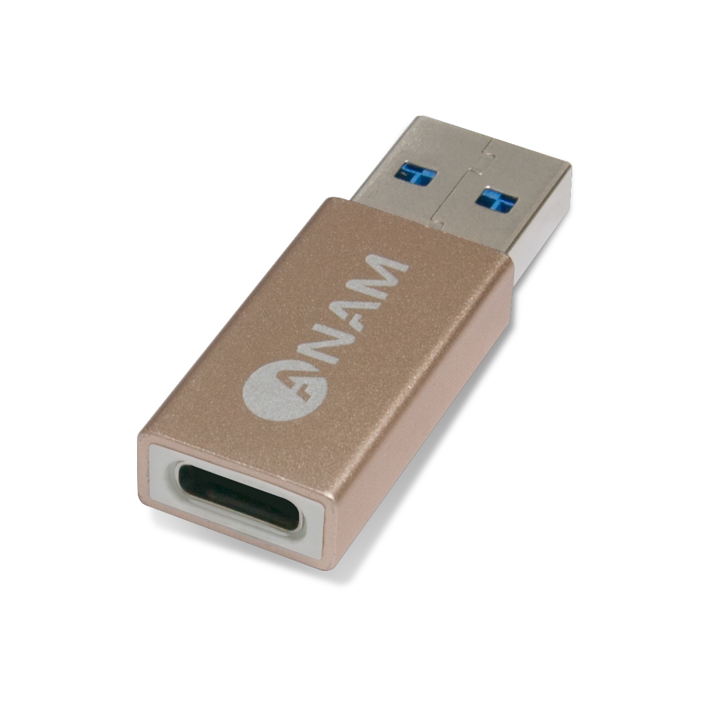 아남 USB C Type to A 골드메탈 변환젠터 AGC-CFAM17 대표이미지 섬네일