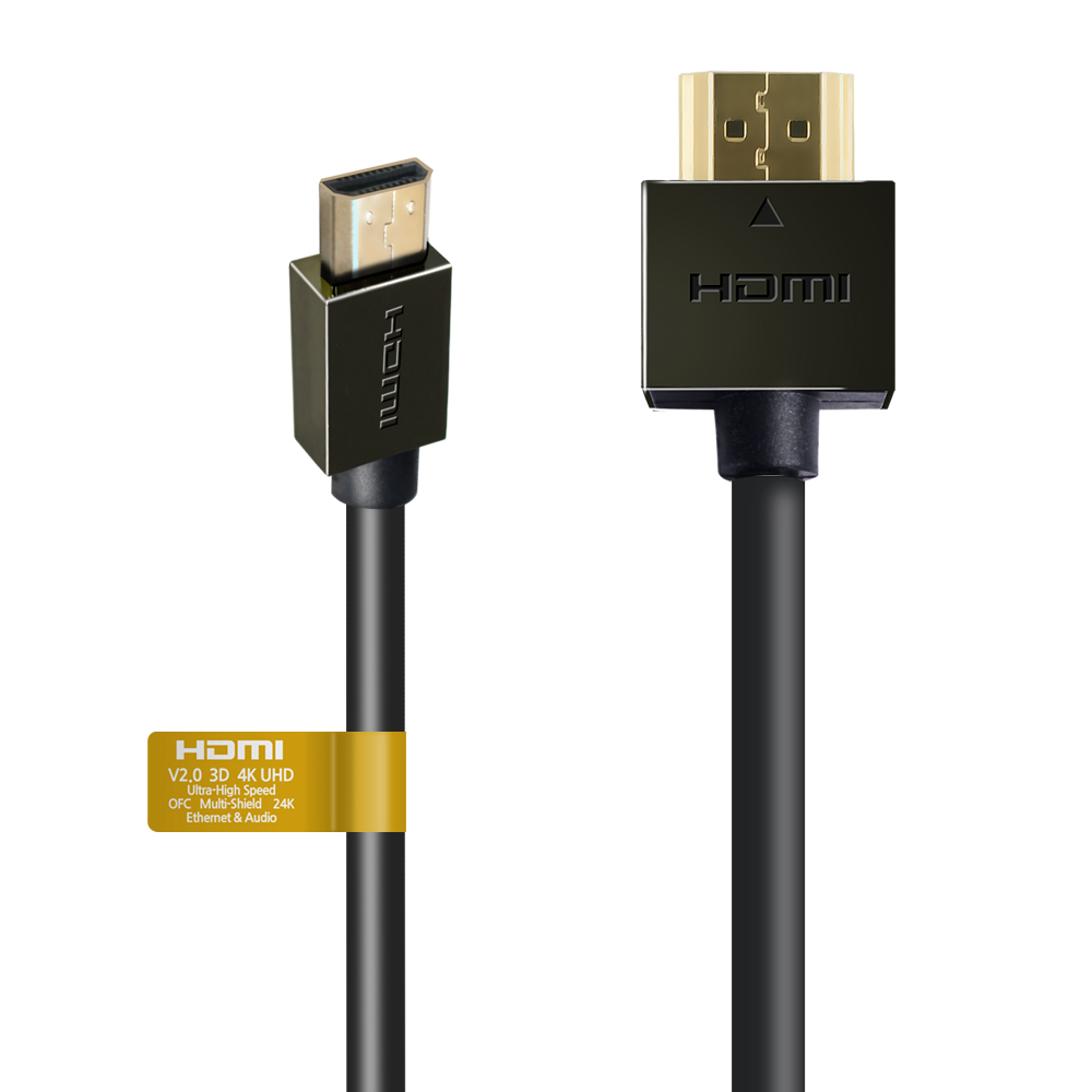 아남 슬림 HDMI to Micro HDMI 2.0 다크그레이 메탈 케이블 ACH-AMN30S3