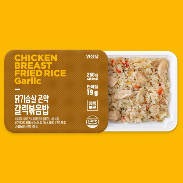 인생닭 닭가슴살 곤약 볶음밥 혼합 250g 5팩