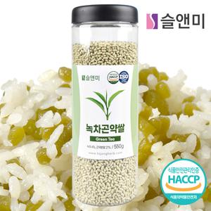 [슬앤미]HACCP인증 녹차곤약쌀 550g 상품이미지