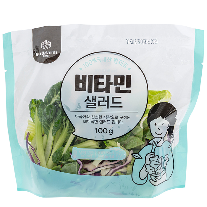 [무료배송]친환경 국내산 비타민 샐러드 100g X 5팩