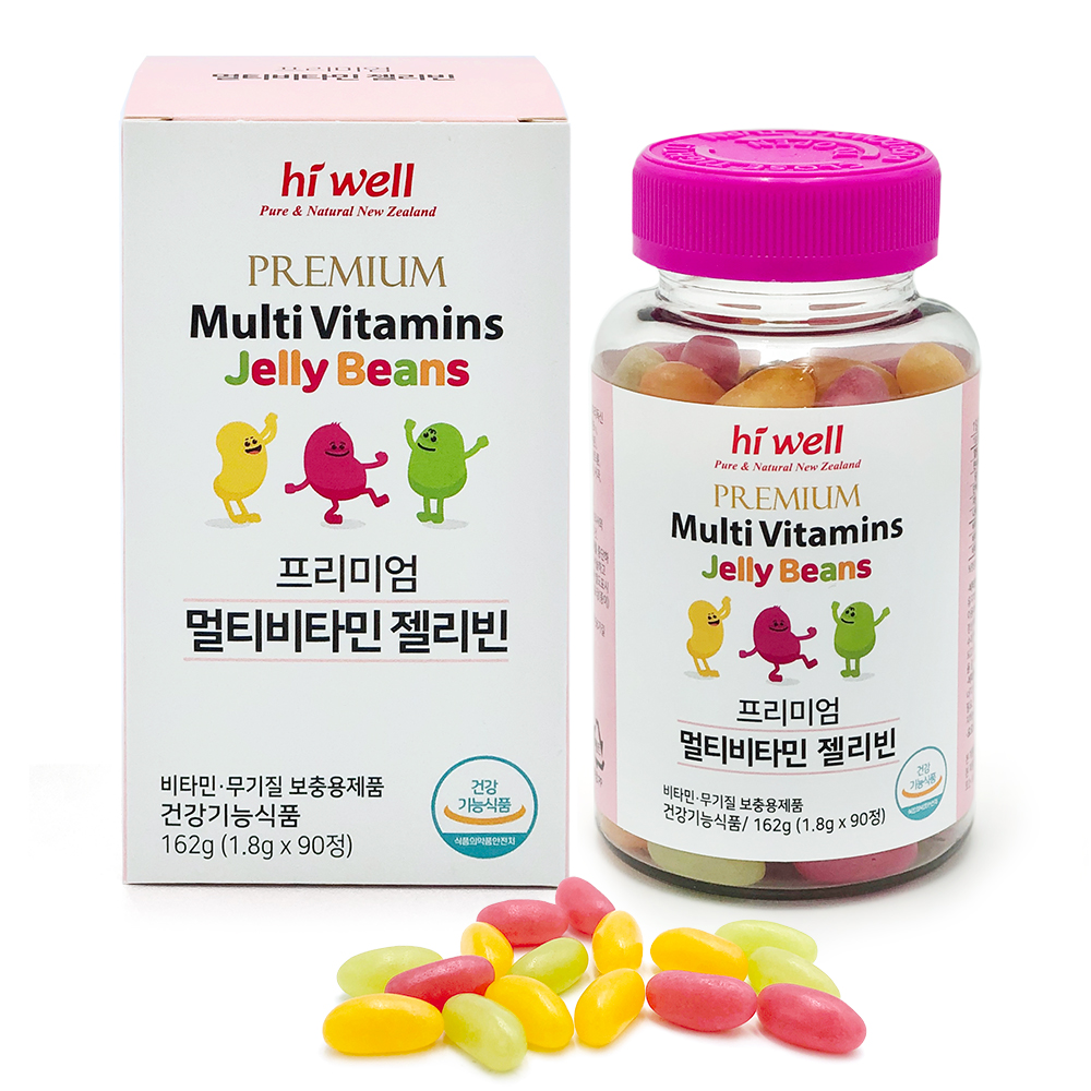 하이웰 멀티비타민 젤리빈 과일맛 1.8g x 90정 (1개월분) 대표이미지 섬네일